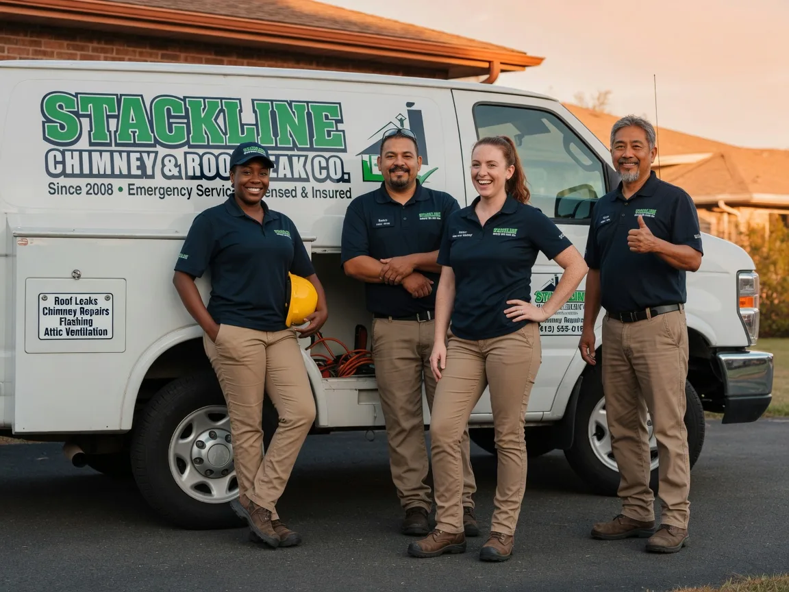 Chimney flashing repair company in Thicket, TX